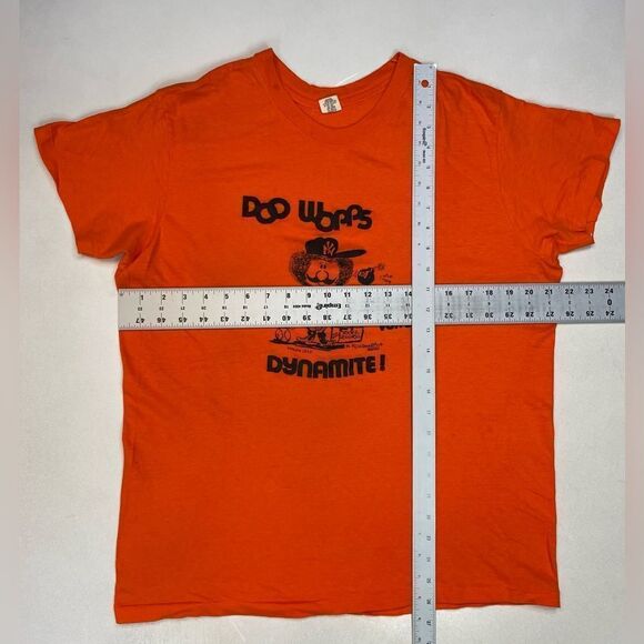VTG Doo Wopps Dynamite Vol 3 1979 T-shirt Men Large NY Yankees 70s Single Stitch - Picture 7 of 8